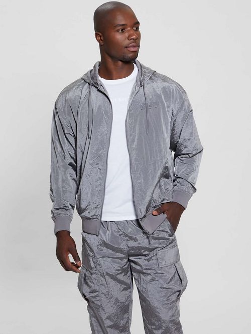 Guess Dionigi Zip-Up Jacket Gri | GUESS-SN31586