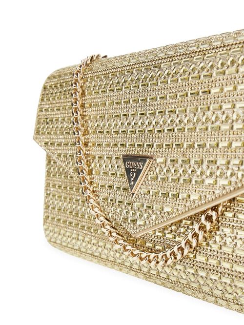 Guess Dofy Crystal Baguette Bag Aurii | GUESS-SN28825