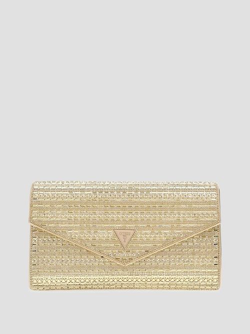 Guess Dofy Crystal Baguette Bag Aurii | GUESS-SN28825