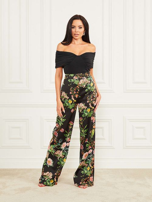 Guess Dora Off-the-Shoulder Bodysuit Negrii | GUESS-SN27101