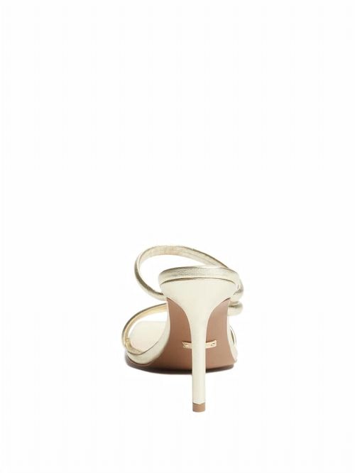 Guess Dorila Leather Strappy Sandal Aurii | GUESS-SN29677