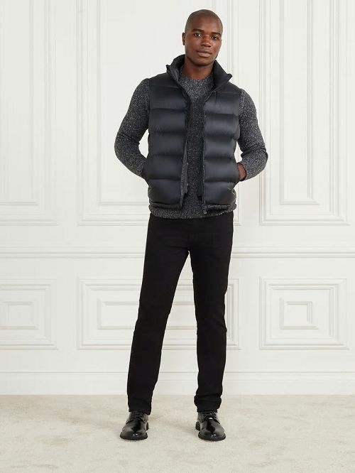 Guess Down Puffer Vest Albastri | GUESS-SN30793