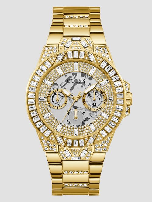 Guess Dynasty Gold-Tone Multifunction Watch Aurii | GUESS-SN31664