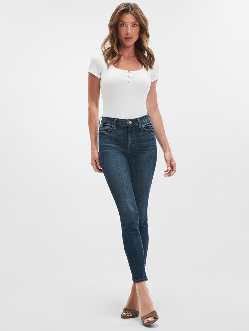 Guess Eco 1981 Skinny Jeans Albastri | GUESS-SN26620