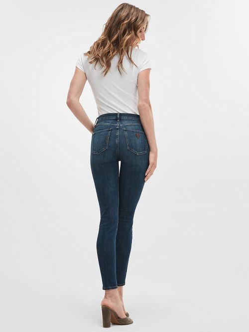 Guess Eco 1981 Skinny Jeans Albastri | GUESS-SN26620