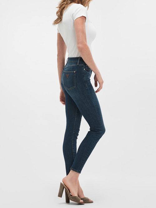 Guess Eco 1981 Skinny Jeans Albastri | GUESS-SN26620
