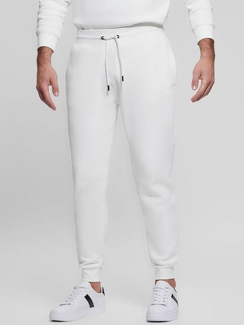 Guess Eco Aldwin Logo Pants Albi | GUESS-SN31429