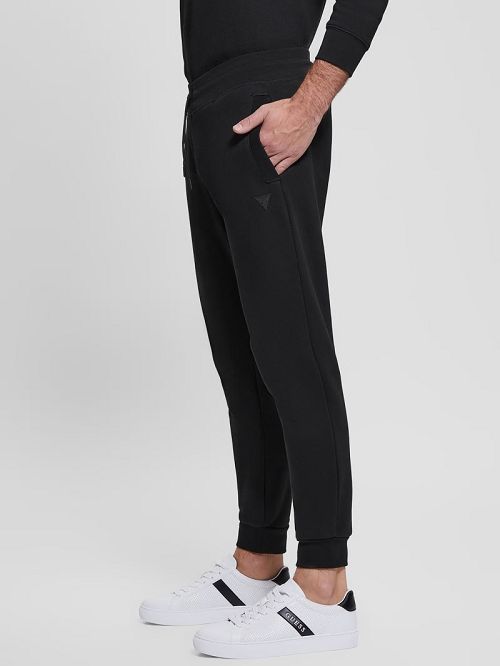 Guess Eco Aldwin Logo Pants Negrii | GUESS-SN31580