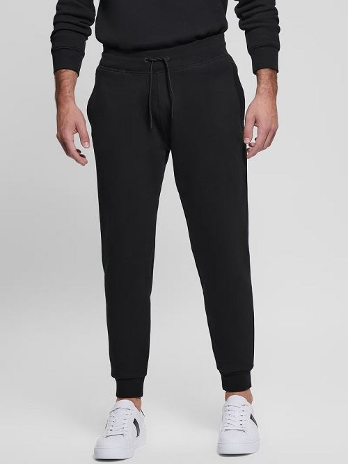 Guess Eco Aldwin Logo Pants Negrii | GUESS-SN31580