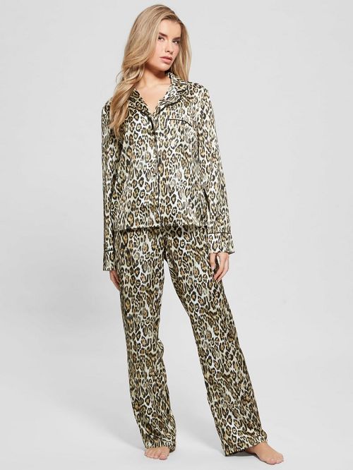 Guess Eco Alessandra Pajama Set Maro | GUESS-SN28655
