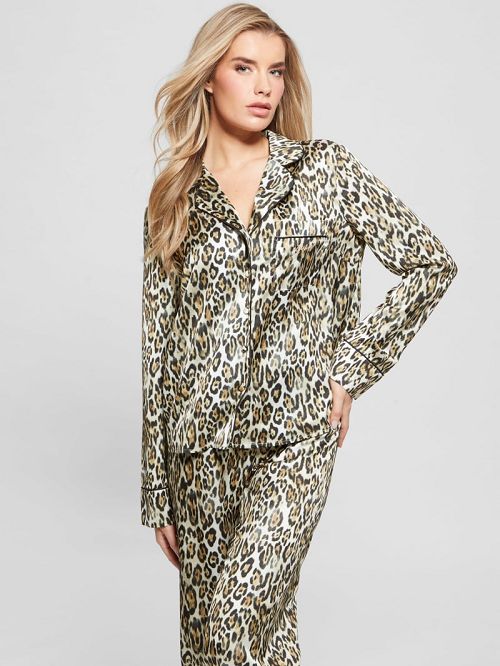 Guess Eco Alessandra Pajama Set Maro | GUESS-SN28655