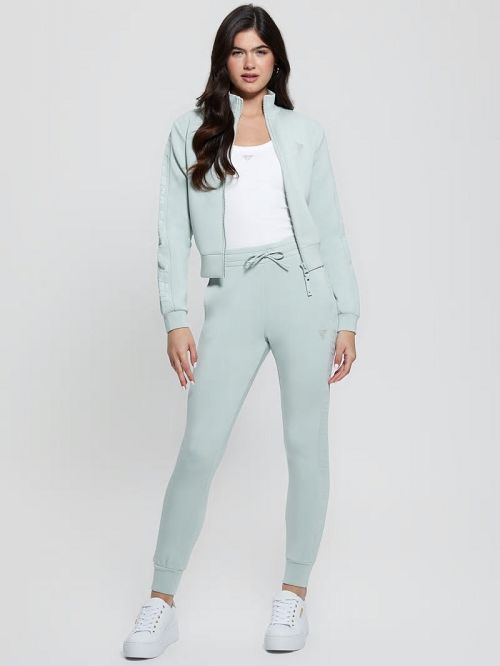 Guess Eco Allie Scuba Sweatshirt Verzi | GUESS-SN28414