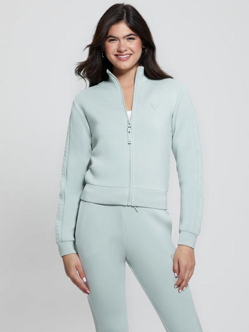 Guess Eco Allie Scuba Sweatshirt Verzi | GUESS-SN28414