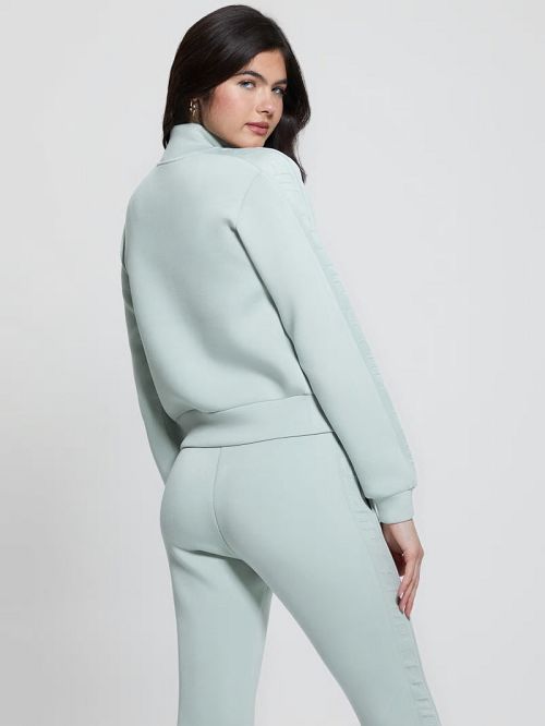 Guess Eco Allie Scuba Sweatshirt Verzi | GUESS-SN28414