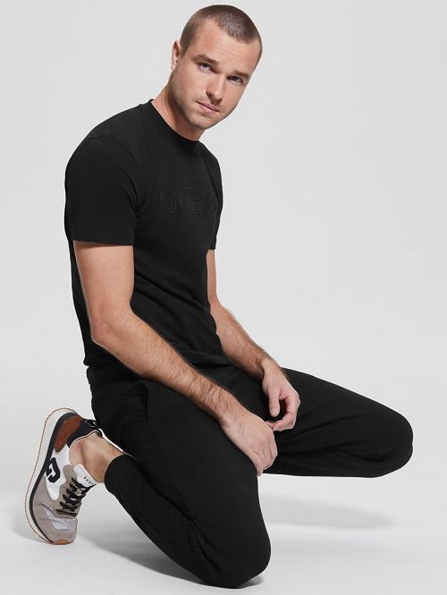 Guess Eco Alphy Tee Negrii | GUESS-SN31541
