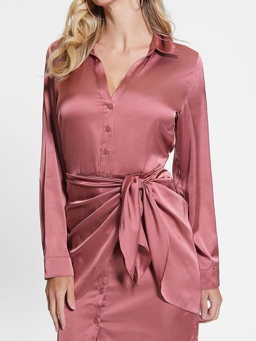 Guess Eco Alya Dress Roz | GUESS-SN26785