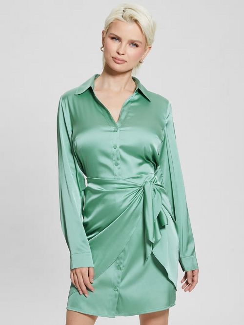 Guess Eco Alya Dress Verzi | GUESS-SN26772