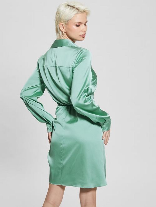 Guess Eco Alya Dress Verzi | GUESS-SN26772