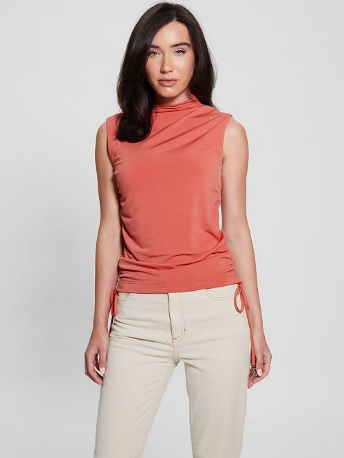 Guess Eco Alyssa Drawstring Top Roz | GUESS-SN27625