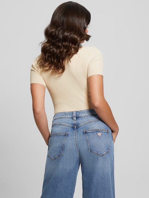 Guess Eco Anders Henley Bodysuit Albi | GUESS-SN27280