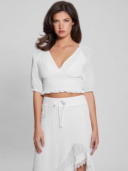 Guess Eco Ariana Top Albi | GUESS-SN27198
