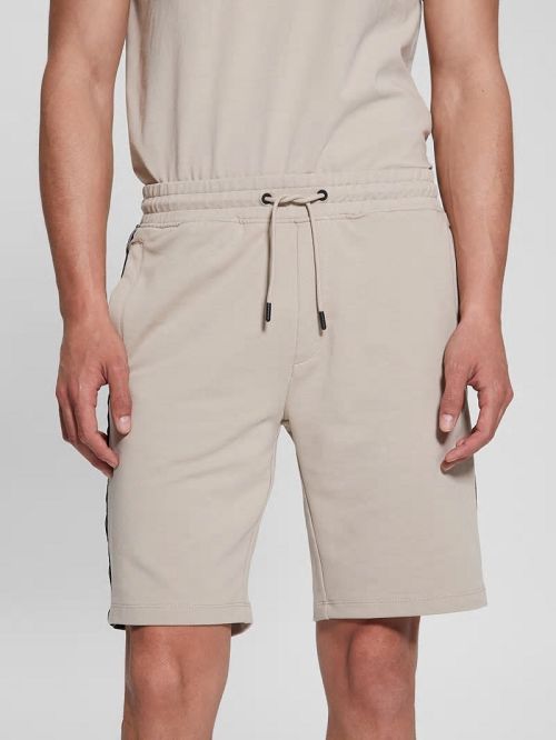 Guess Eco Arlo Logo Tape Shorts Bej | GUESS-SN31362