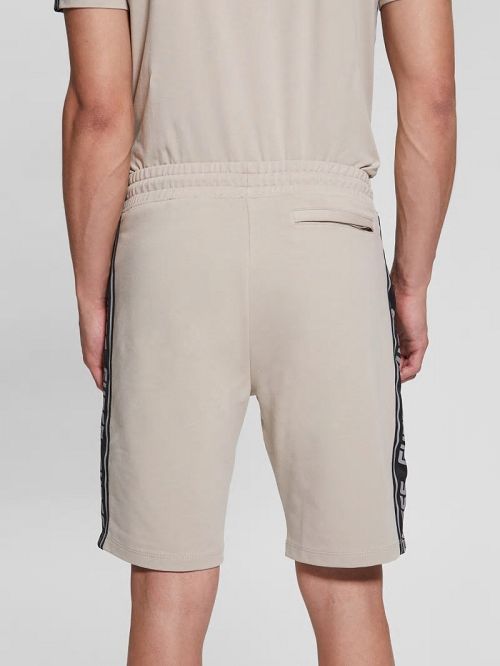 Guess Eco Arlo Logo Tape Shorts Bej | GUESS-SN31362