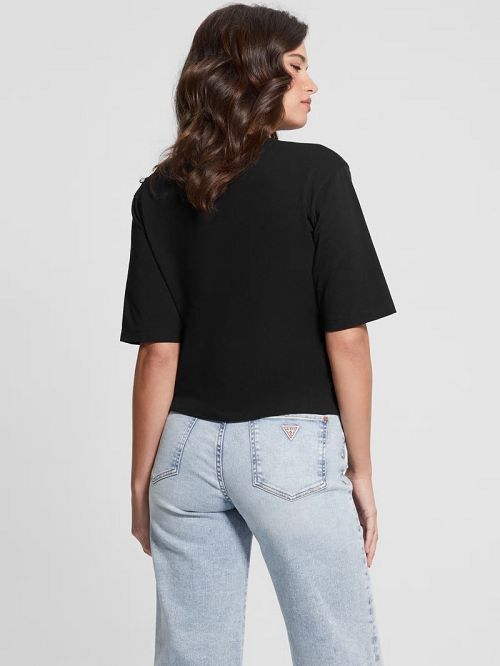 Guess Eco Aurélie Active Tee Negrii | GUESS-SN27197