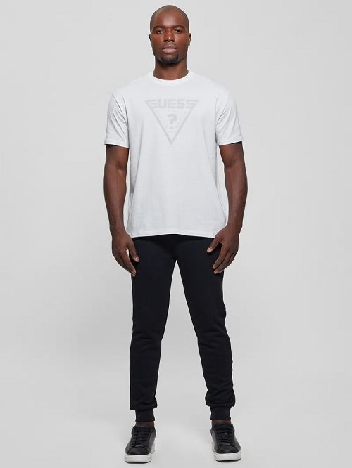 Guess Eco Azha Crewneck Tee Albi | GUESS-SN30611