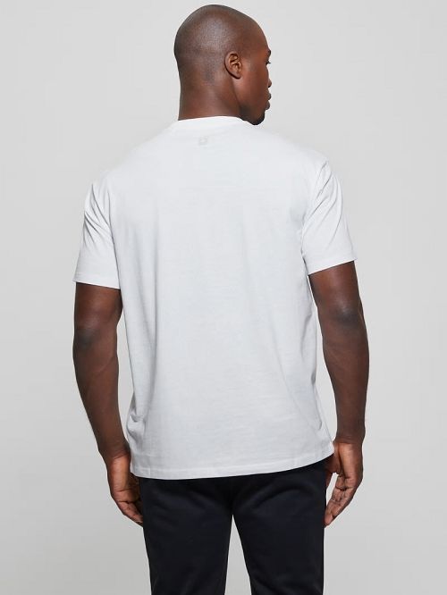 Guess Eco Azha Crewneck Tee Albi | GUESS-SN30611
