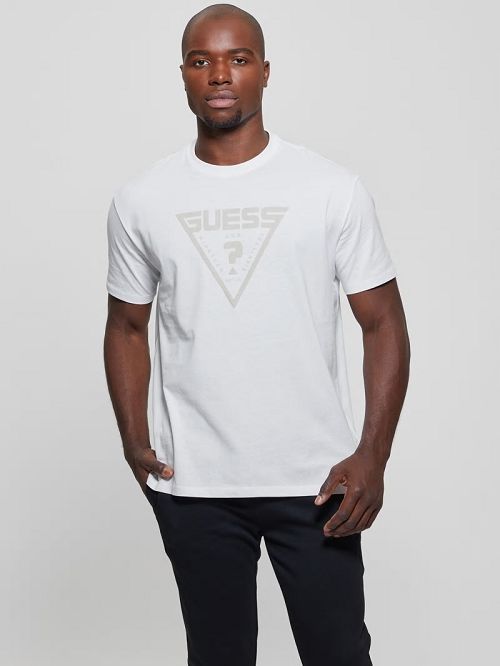 Guess Eco Azha Crewneck Tee Albi | GUESS-SN31510
