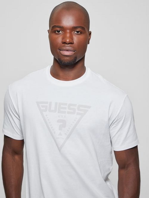 Guess Eco Azha Crewneck Tee Albi | GUESS-SN31510