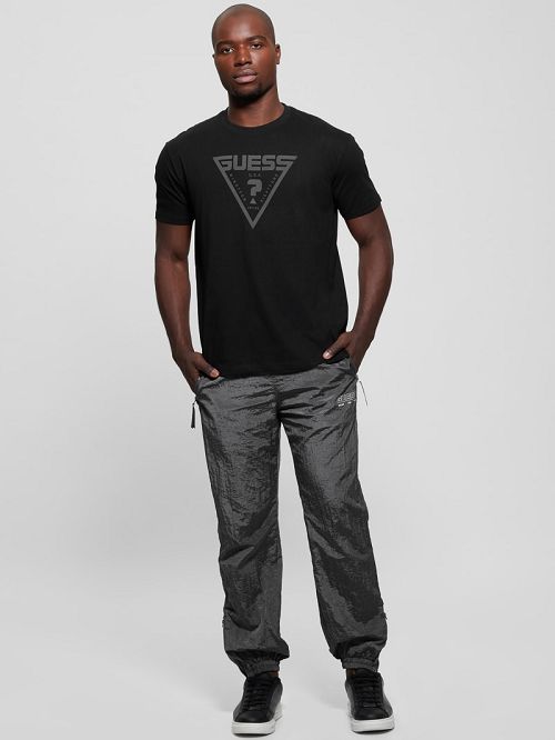 Guess Eco Azha Crewneck Tee Negrii | GUESS-SN30710