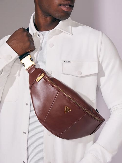 Guess Eco Bellagio Bum Bag Maro | GUESS-SN31703