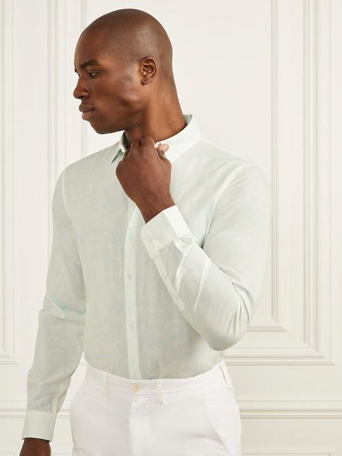 Guess Eco Benny Paul Shirt Albastri | GUESS-SN31162