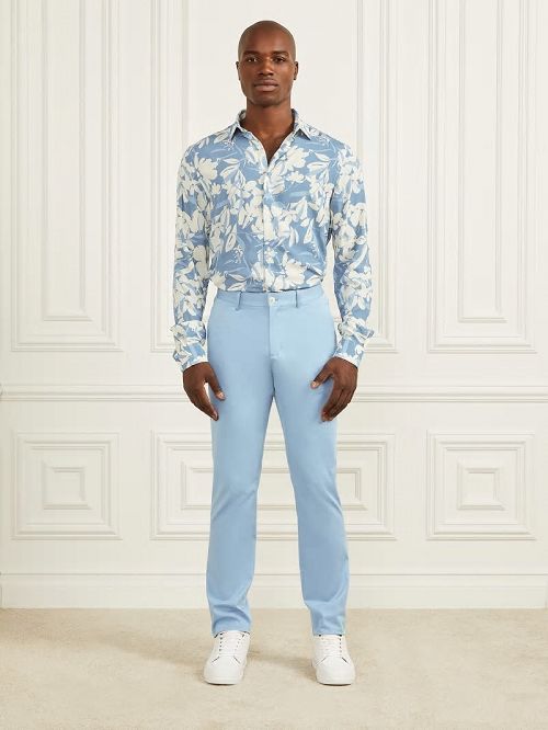 Guess Eco Benny Shirt Albastri | GUESS-SN31258
