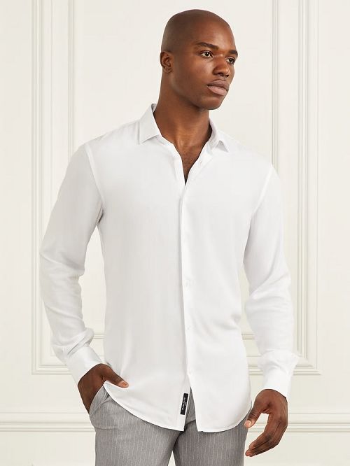 Guess Eco Benny Shirt Albi | GUESS-SN31144