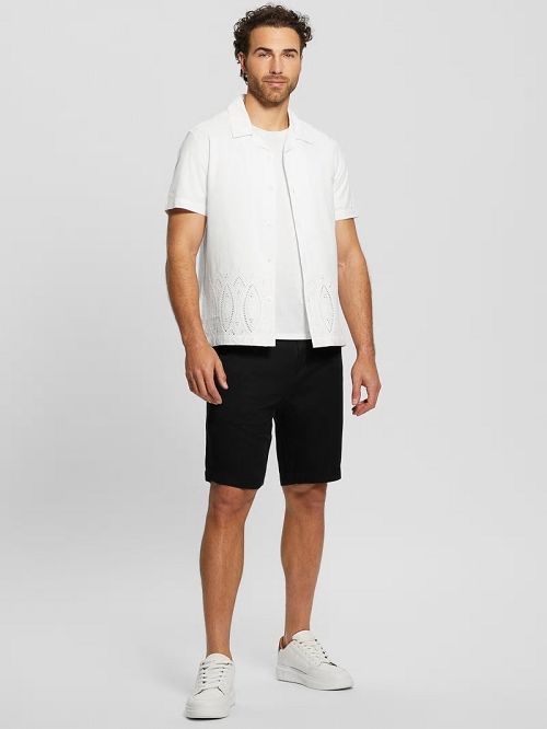 Guess Eco Bowie Shorts Negrii | GUESS-SN31348