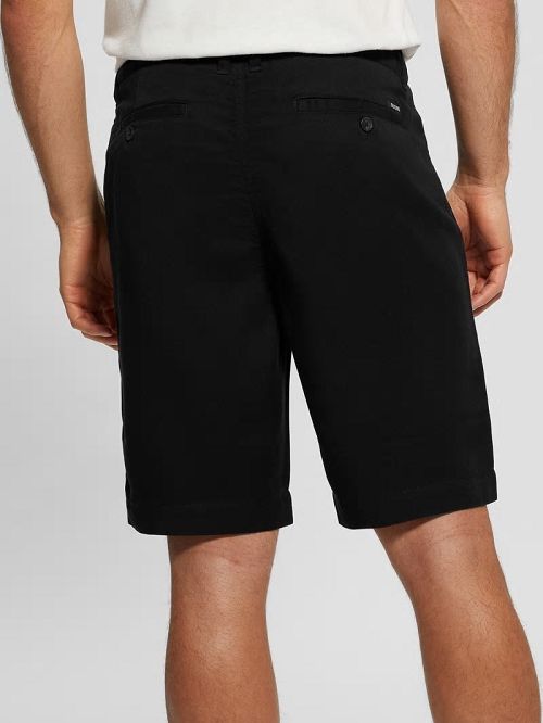 Guess Eco Bowie Shorts Negrii | GUESS-SN31348