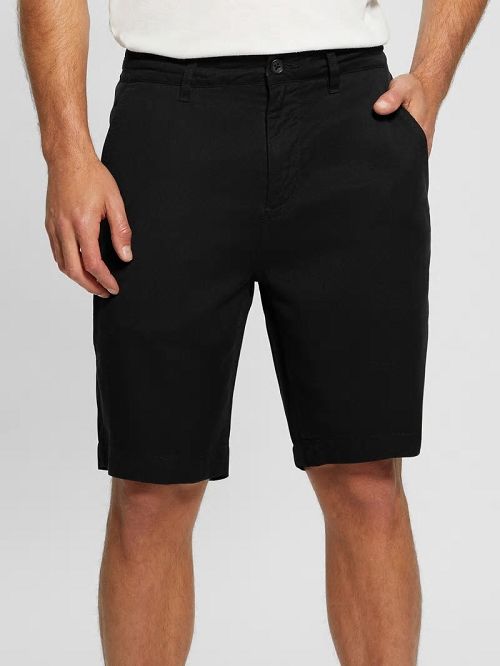 Guess Eco Bowie Shorts Negrii | GUESS-SN31348