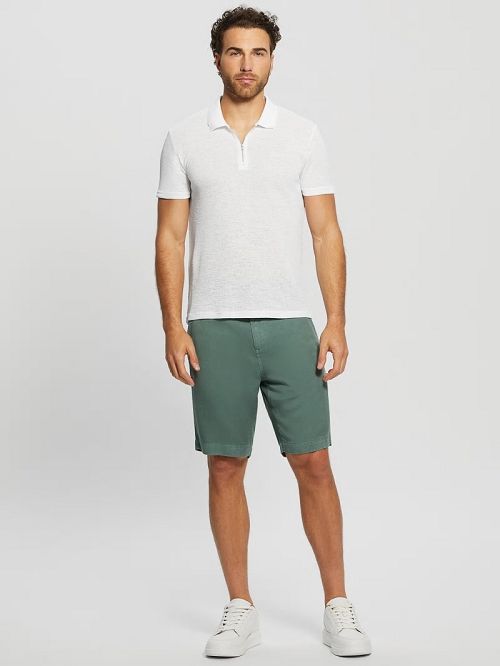 Guess Eco Bowie Shorts Verzi | GUESS-SN31354