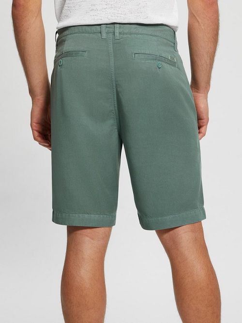 Guess Eco Bowie Shorts Verzi | GUESS-SN31354
