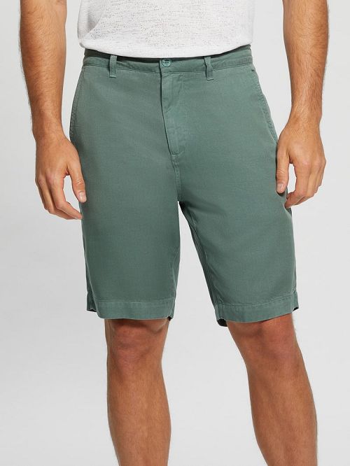 Guess Eco Bowie Shorts Verzi | GUESS-SN31354