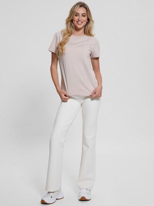 Guess Eco Briana Rhinestone Tee Roz | GUESS-SN27239