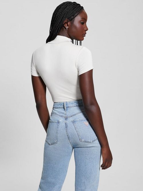 Guess Eco Brienna Cutout Top Albi | GUESS-SN27248