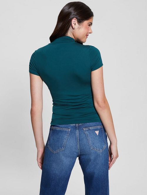 Guess Eco Brienna Cutout Top Verzi | GUESS-SN27569