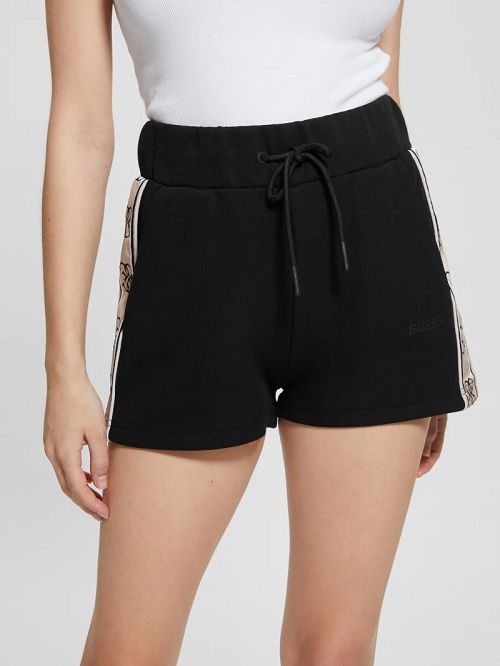 Guess Eco Britney Sweat Shorts Negrii | GUESS-SN28100
