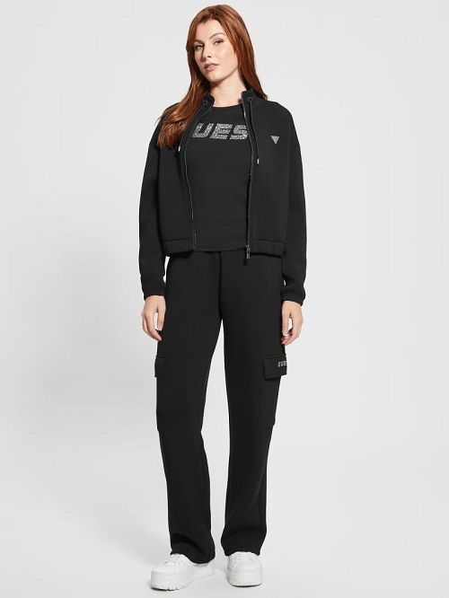 Guess Eco Cecilia Scuba Cargo Pants Negrii | GUESS-SN28481