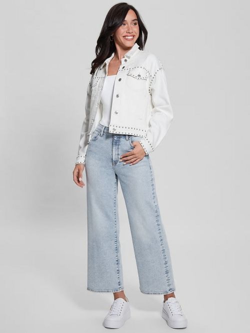 Guess Eco Clara Studded Jacket Albi | GUESS-SN26699