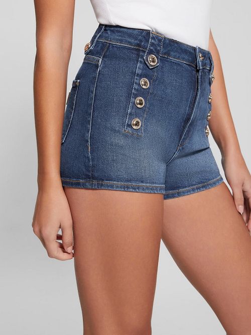 Guess Eco Clash Denim Shorts Albastri | GUESS-SN26502